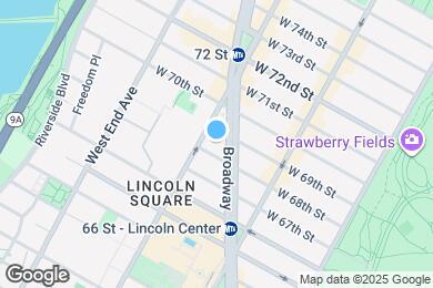 Map image of the property - 155 W 68th St