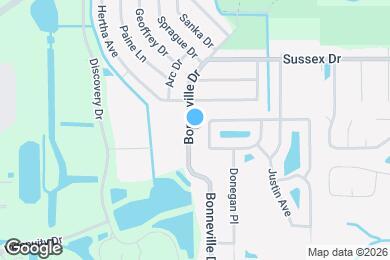 Map image of the property - 2601 Bonneville Dr