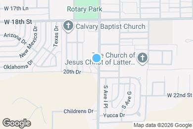 Map image of the property - 2024 S Avenue I