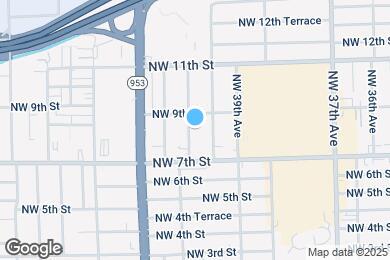 Map image of the property - 811 NW 40th Ave