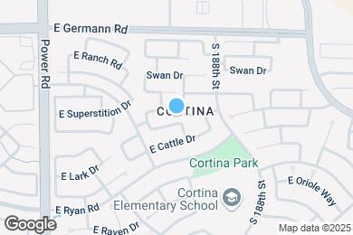 Map image of the property - 18682 E Lark Dr