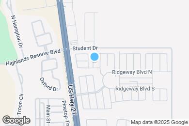 Map image of the property - 531 Sunset Ridge Ln