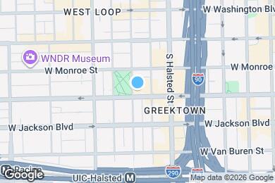 Map image of the property - 850 W Adams St