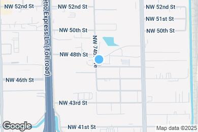 Map image of the property - 8443 NW 47th St