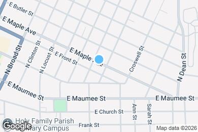 Map image of the property - 714 E Maple Ave