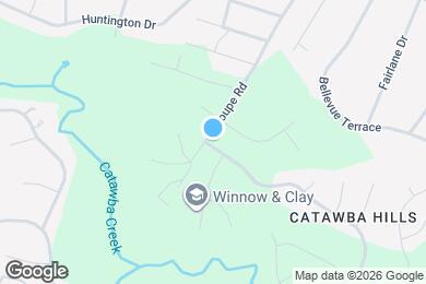 Map image of the property - 3500 Catawba Creek Dr