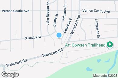 Map image of the property - 1306 Duane St