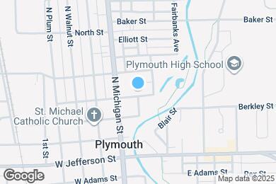 Map image of the property - 121 E Jackson St