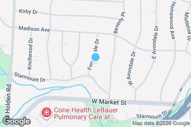 Map image of the property - 102 Forestdale Dr