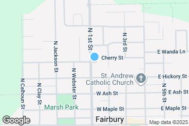 Map image of the property - 411 N 1st St