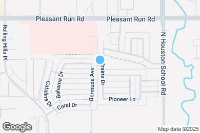 Map image of the property - 1343 Prairie Dr
