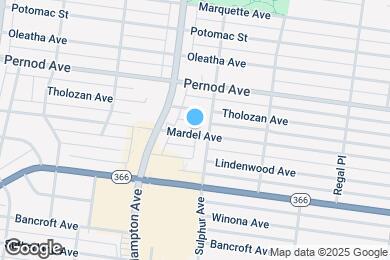 Map image of the property - 5815 Mardel Ave