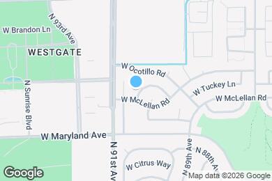 Map image of the property - 8988 W Tuckey Ln