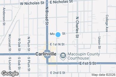 Map image of the property - 213 N East St