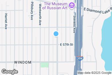 Map image of the property - 5634 Nicollet Ave