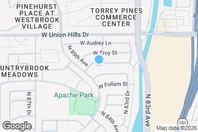 Map image of the property - 8413 W Bluefield Ave