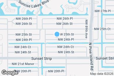 Map image of the property - 9261 NW 24th Pl