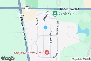 Map image of the property - 1807 Midday Dr
