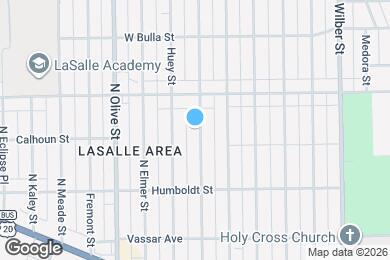 Map image of the property - 1325 O Brien St