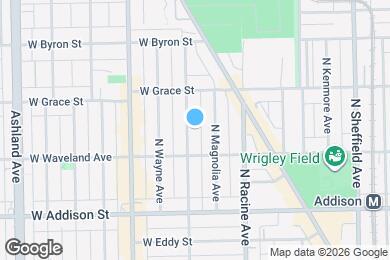 Map image of the property - 3727 N Lakewood Ave