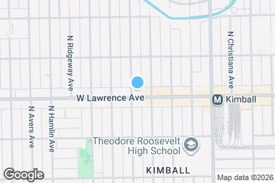 Map image of the property - 3550 W Lawrence Ave