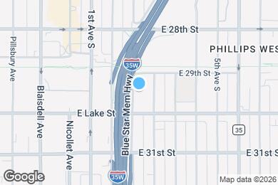 Map image of the property - 2925 2nd Ave S