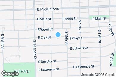 Map image of the property - 1453 E Clay St