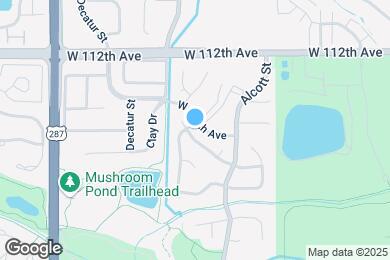 Map image of the property - 2599 W 110th Ave