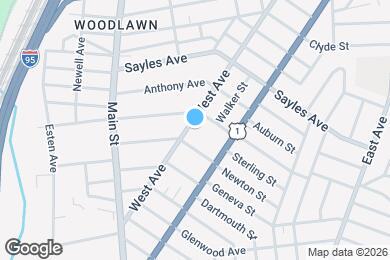 Map image of the property - 464 West Ave