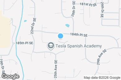 Map image of the property - 18507 26th Ave SE