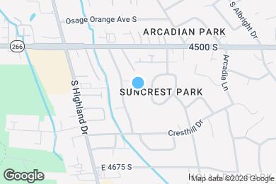 Map image of the property - 1898 E 4560 S