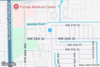 Map image of the property - 2631 NW 47th Ave