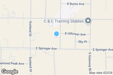 Map image of the property - 1617 S Forest Knoll St