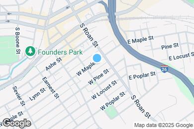 Map image of the property - 109 W Maple St