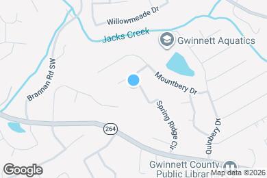 Map image of the property - 2711 Spring Ridge Cir