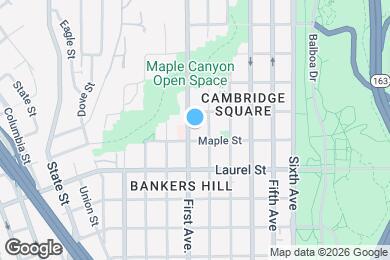 Map image of the property - Palms Apartments