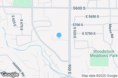 Map image of the property - 5750 S 900 E