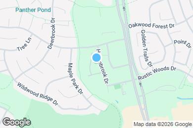 Map image of the property - Oaks of Kingwood Apartments