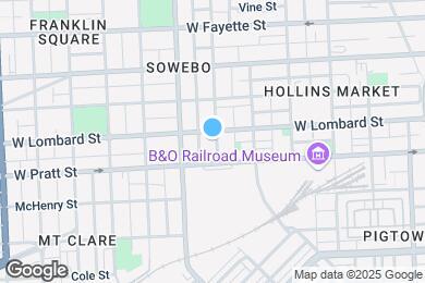 Map image of the property - 102 S Carrollton Ave