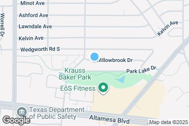 Map image of the property - 3621 Willowbrook Dr