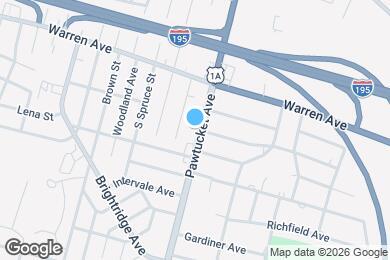 Map image of the property - 2407 Pawtucket Ave