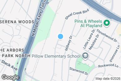 Map image of the property - 8605 Shoal Creek Blvd