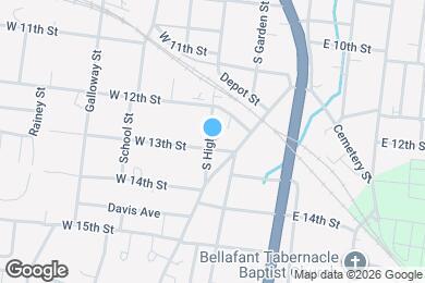 Map image of the property - 1315 S High St