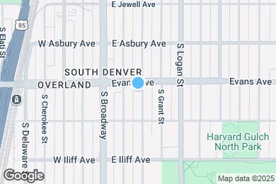 Map image of the property - 2119 S Sherman St