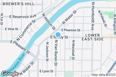 Map image of the property - 707 E Brady St