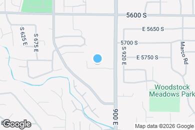 Map image of the property - 5740 S 900 E