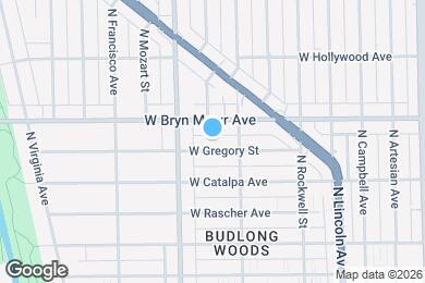 Map image of the property - 2724 W Gregory St