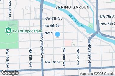 Map image of the property - 1043 NW 4th St