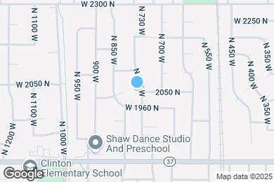 Map image of the property - 2053 W 750 N