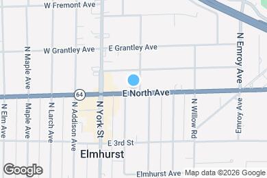 Map image of the property - 135 North Ave